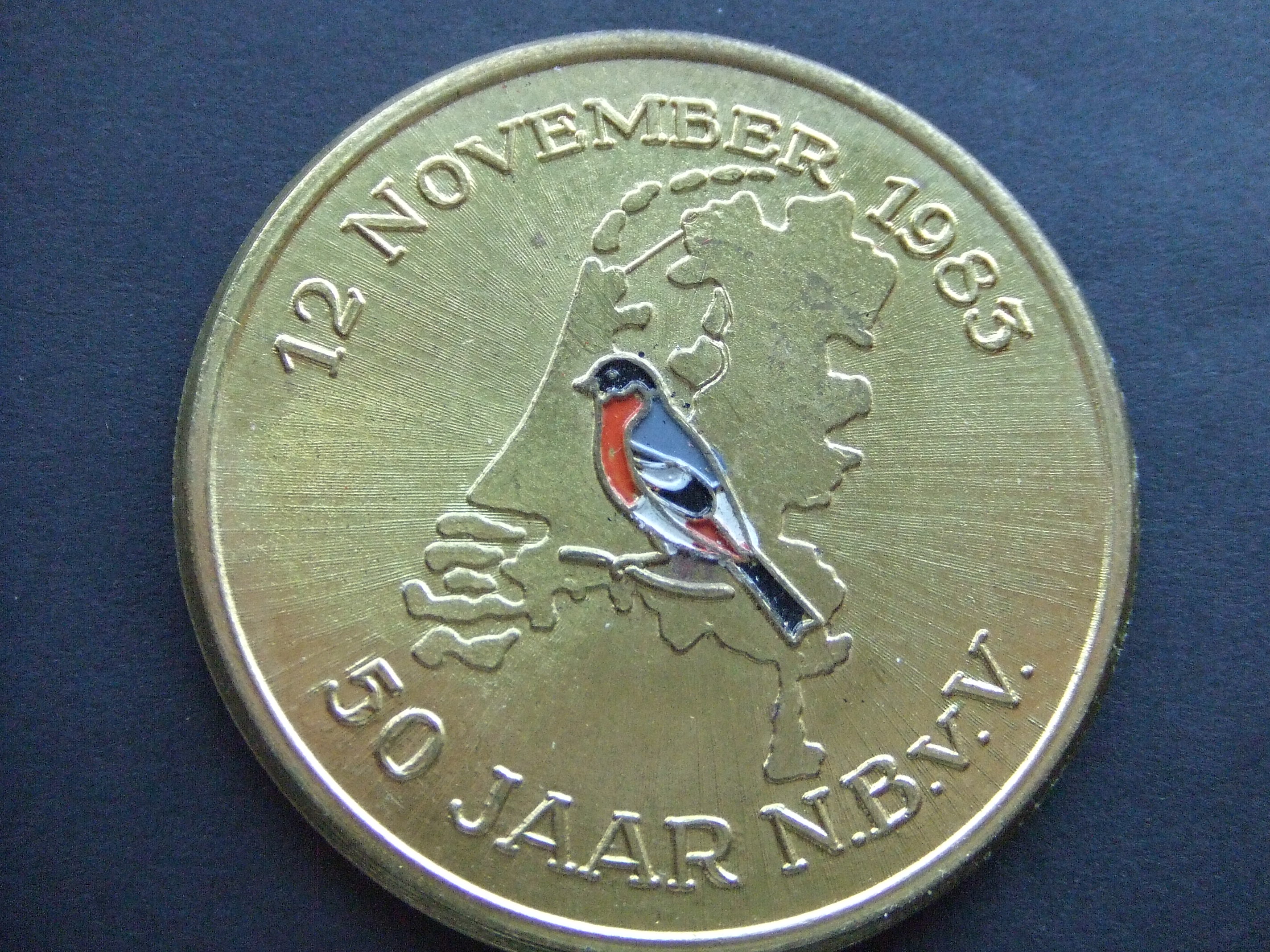 NBvV (Nederlandse Bond van Vogelliefhebbers )1983, 50 jarig jubileum aangeboden door het bestuur